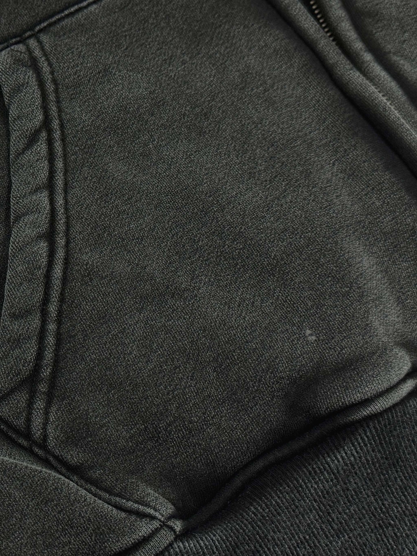 Sabr Oversized Zip-Up Hoodie: Heavyweight Cotton, Arabic Design